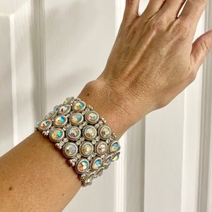 Silver and Swarovski Crystal Bracelet